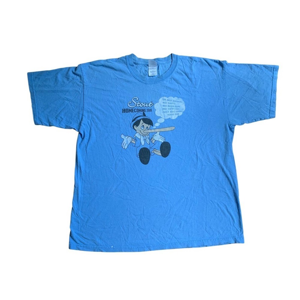 Vintage Stout Homecoming Tee🤍💙💫